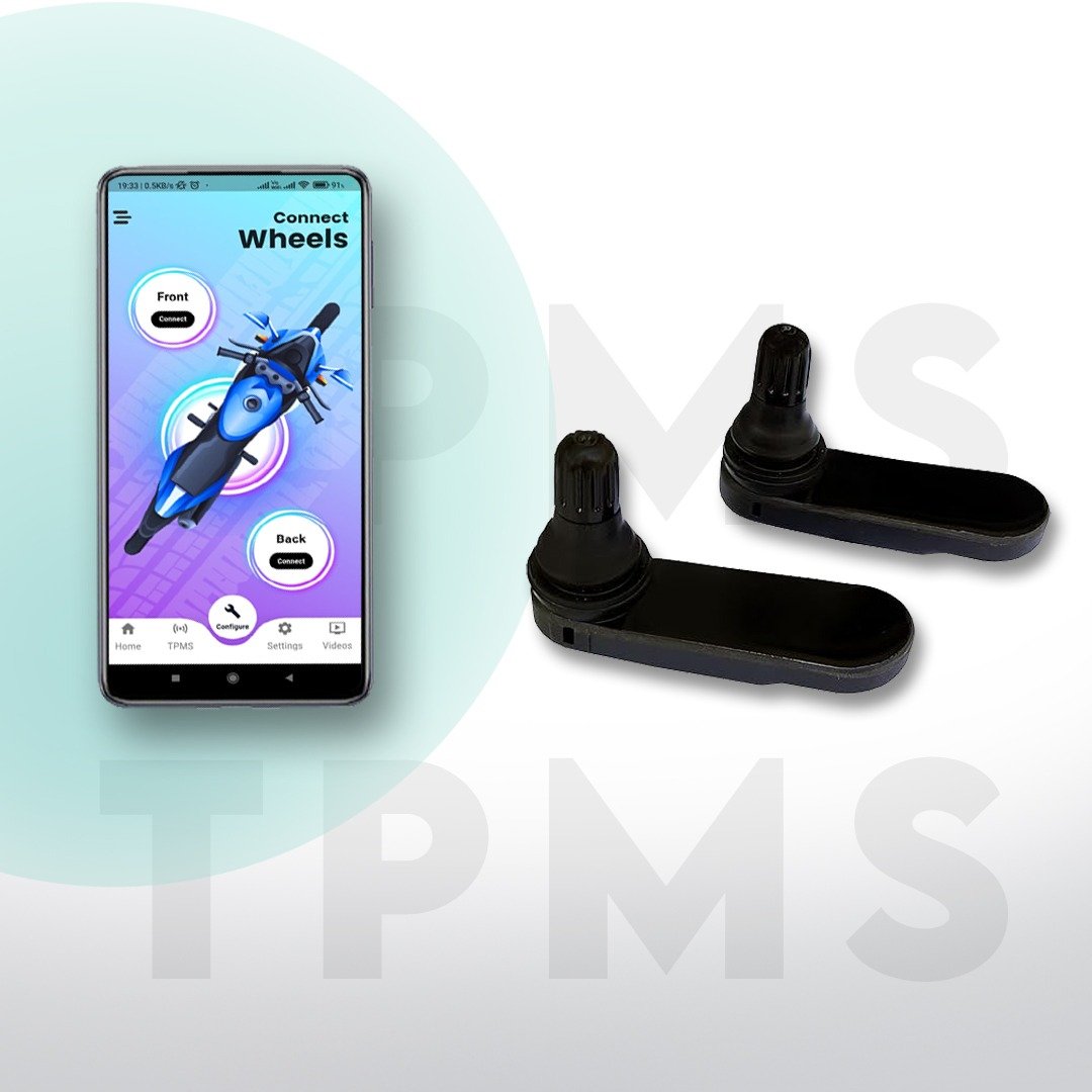 Manatec Tyremate TPMS for Bike with Tubeless Tyres