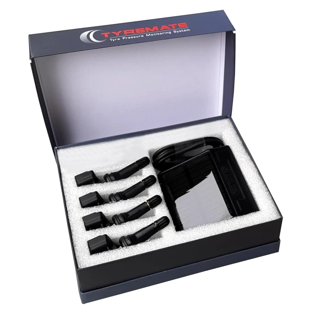 Manatec Tyremate TPMS for Cars with Tubeless Tyres Pack of 4 Sensors & 1 Solar Display 3 Years Warranty - Image 4