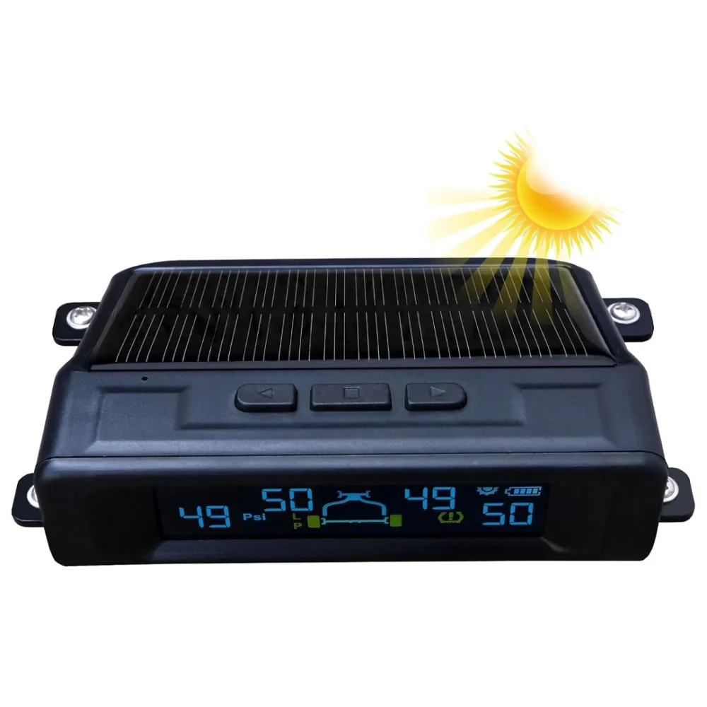 Manatec Tyremate TPMS for LCV, Bus & Trucks with Tubeless Tyres Pack of 6 Sensors 1 Solar Display & 1 Repeater 3 Years Warranty - Image 5