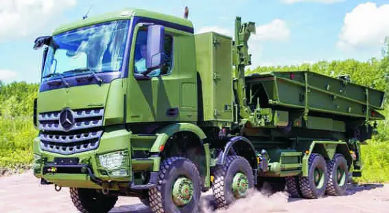 military vehicles.