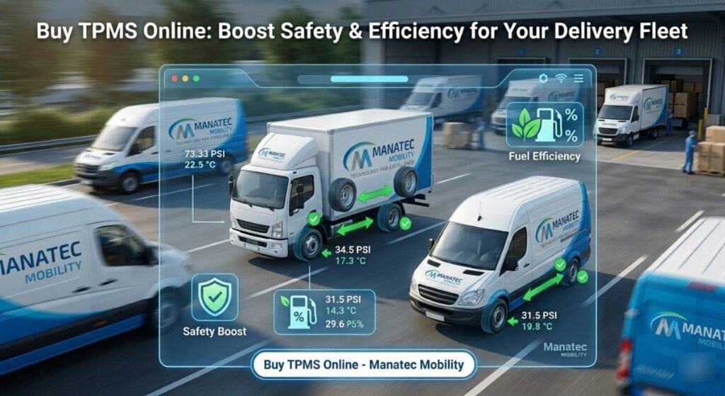 Key Benefits of Manatec Mobility TPMS Online for Delivery Fleets